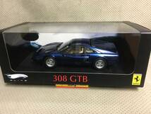 マテル 1/18 フェラーリ308GTB エリート　ブルーM 未展示品 デザイン ｂｙ pininfarina_画像1