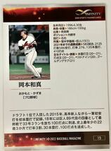 BBM2022 スポーツトレーディングカード　プロ野球　読売ジャイアンツ 4番　岡本和真　ホームラン王_画像2