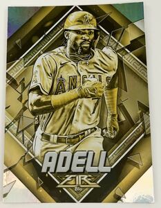 2022Topps MLBトレーディングカードインサート　ゴールドパラレル　エンジェルス7 ジョー・アデル　2017年 MLBドラフト1巡目 大谷翔平同僚