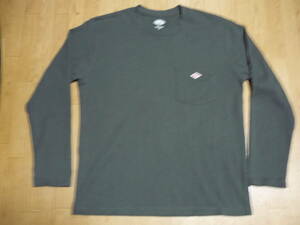 DANTON 長袖Tシャツ 40 ロンT 　チャコールグレー