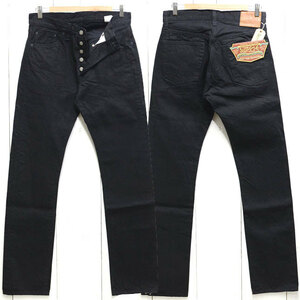  не использовался W36 Sugar Cane черный Denim * тонкий Fit джинсы Denim SC41470 Восток SUGAR CANE 13oz.Black Denim TYPE-3