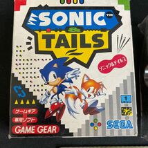 SONIC&TAILS ソニックアンドテイルズゲームギア セガ SEGA ソフト 説明書 _画像1