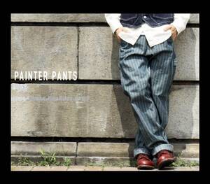 . остров джинсы * новый товар *1200* painter's pants [36 дюймовый ] "в елочку" * стандартный магазин * american длинный li балка 55*RNB-1200H* крюк let 