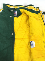 古着 90s NFL Green Bay Packers パッカーズ パデット ナイロン ジャケット XL 古着_画像5