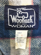 レディース 古着 80s USA製 WoolRich 裏地 チェック マウンテン パーカー マウンパ L 古着_画像8