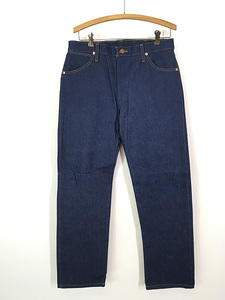 [Deadstock] old clothes 00s Wrangler 13MWZ genuine navy blue Denim pants jeans strut W32 L30