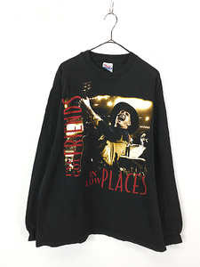 古着 90s USA製 Garth Brooks 「Blame It All On My Roots」 カントリー ミュージック 長袖 Tシャツ ロンT XL