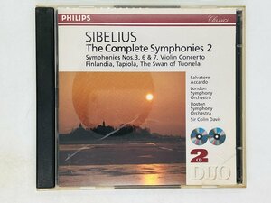 即決2CD シベリウス 交響曲全集 2 コリン・デイヴィス / SIBELIUS The Complete Symphonies 2 レア Q01