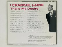 即決CD フランキー・レイン Frankie Laine / ザッツ・マイ・デザイアー That's My Desire JAZZ ジャズ X33_画像2