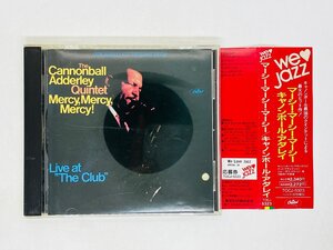 即決CD Cannonball Adderley キャノンボール・アダレイ Mercy, Mercy, Mercy / 帯付き ジャズ JAZZ TOCJ5323 S01