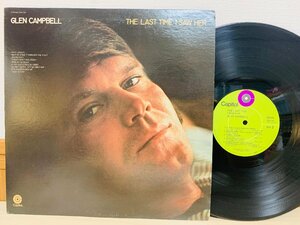 即決LP 米盤 GLEN CAMPBELL / THE LAST TIME I SAW HER / グレン・キャンベル USA SW-733 L18