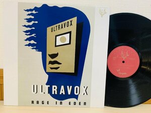 即決LP Ultravox ウルトラヴォックス / Rage In Eden / レコード WWS-81444 L21