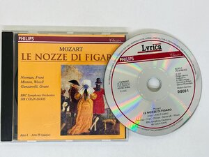 即決CD 独盤 Mozart LE NOZZE DI FIGARO / Atto / SIR COLIN DAVIS / 蒸着仕様 Y04