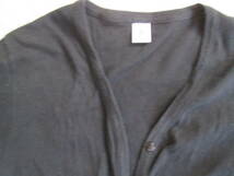 プチバトーPETIT BATEAU　5分袖半袖カットソー&カーディガンのアンサンブル16a　黒/フランスで購入したお品_画像7