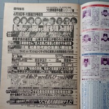 ★週刊宝石 1986年 鈴木保奈美 キャンペーン・ガール/美人ママ/アフター5の私生活/プロ野球選手名鑑/処女探し/風間ルミ/表紙 高樹澪 昭和61_画像10