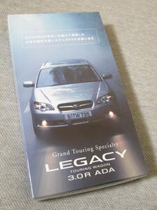 SUBARU Legacy * Subaru LEGACY TOURING WAGON 3.0R ADA VHS sale .. videotape .. for not for sale new goods unopened Touring Wagon nationwide free shipping 