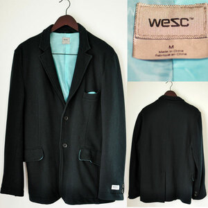 *WeSC we essi- sweat material tailored jacket size M black USED