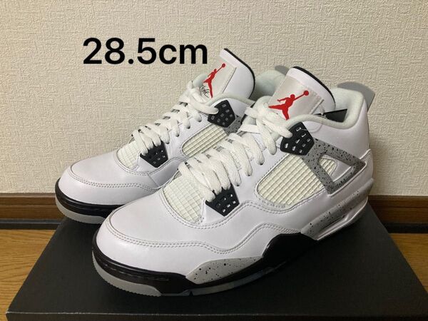 NIKE GOLF AIR JORDAN 4 WHITE CEMENT 28.5