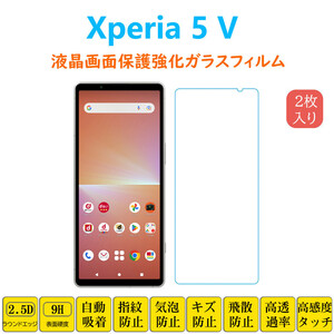 Xperia 5 V 保護フィルム 液晶保護 強化ガラスフィルム 自動吸着 エクスペリア マークファイブ 画面フィルム シートシール スクリーンプロ