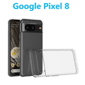 Google Pixel 8 スマホケース 超薄 ソフトクリア TPUスマホカバー ピクセル エイト専用 人気 レンズ保護 おすすめ 指紋防止黄変防止 無地シ