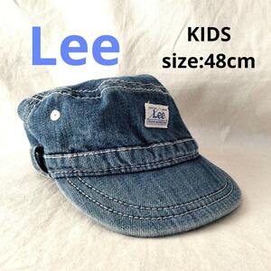 Lee デニム ワークキャップ 帽子 キッズ 48cm リー 子供服 KIDS バディ・リー