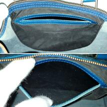 送料無料 Louis Vuitton ルイヴィトン 保存袋付 エピ ハンドバッグ スピーディー30 レザートレドブルー 青 ミニボストンバッグ M43015_画像10