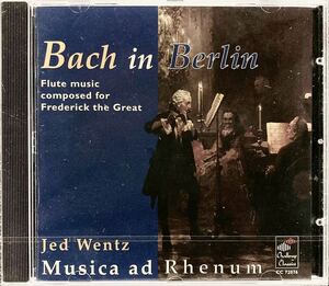 CD/ ベルリンのバッハ～フリードリヒ2世のために作曲されたフルート音楽 / ヴェンツ&ムジカ・アド・レーヌム