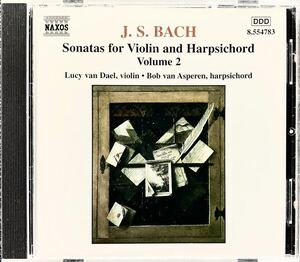 CD/ バッハ：ヴァイオリンとチェンバロのためのソナタ集 第2集 / ファン・ダール(Vn)、アスペレン(Cemb)