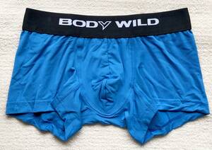 BODY WILD ボクサーパンツ Sサイズ ローライズ スカイブルー 日本製 ☆送料無料