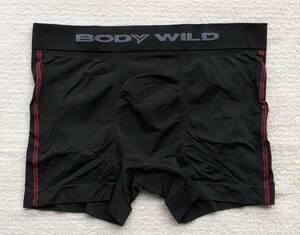 BODY WILD ボクサーパンツ Mサイズ サイドライン ブラック 日本製 ☆送料無料