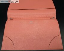 ★☆定形外郵便 送料無料【エルメス】Hermes 手帳カバー アジャンダ ヴィジョンII ヴェルソ ローズアザレ ☆★_画像6