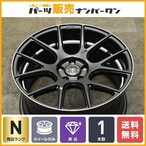 【未使用品 美品】WORK RYVER M006 19in 9.5J+45 PCD114.3 1本 アルファード ヴェルファイア ハリアー RAV4 エルグランド アリア 送料無料