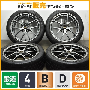 【鍛造品】BBS RI-A031 18in 7.5J +43 PCD114.3 ミシュラン プライマシー4 225/45R18 レヴォーグ WRX S4 RX-8 オデッセイ カムリ 送料無料