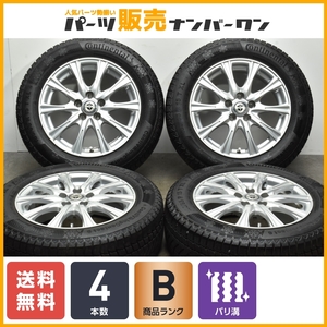 【程度良好】JOKER 15in 6J +43 PCD100 コンチネンタル コンチバイキングコンタクト6 185/65R15 10系 シエンタ プリウス ウィッシュ