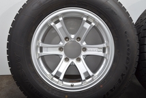 【美品 バリ溝】Weds キーラー フォース 17in 7.5J +25 PCD139.7 グッドイヤー アイスナビ SUV 265/65R17 プラド ハイラックス 交換用_画像5