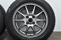 【美品 バリ溝】ザック 15in 5.5J +43 PCD100 ブリヂストン ブリザック VRX2 175/65R15 アクア フィールダー フィット スイフト イグニス_画像6