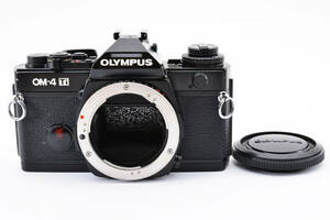 OLYMPUS オリンパス OM-4 Ti ボディ 黒 チタン 動作品 シャッター、露出計OK フィルム一眼レフカメラ