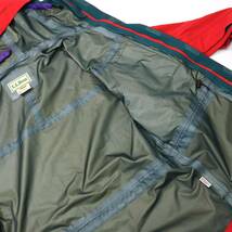 [L] 90s L.L.Bean Gore Tex ナイロン ジャケット レッド 赤 エルエルビーン マウンテン パーカ ゴアテックス ビンテージ vintage 91'_画像3