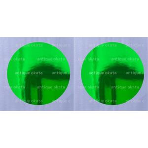 緑 グリーン 鏡面 メッキ ミラー クローム シート ホンダ ルーバー パネル 用 2枚 GE6 GE8 GP1 フィット HV GG7 GG8 シャトル