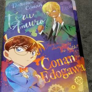 ☆クリアファイル☆ 名探偵コナン 江戸川コナン＆安室透 5インデックスA4クリアファイル B / N91