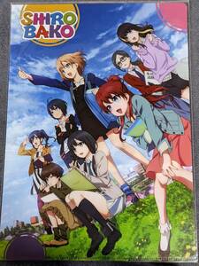 ☆クリアファイル☆ SHIROBAKO　ムービック　集合柄　　宮森あおい 安原絵麻 坂木しずか 藤堂美沙 今井みどり /R58