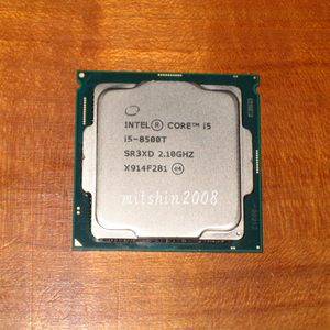 Intel Core i5 8500T 2.1GHz(TB:最大3.5GHz) 省電力版 TDP35W LGA1151 Coffeelake 動作確認済 クリックポストなら送料185円 [No.933]