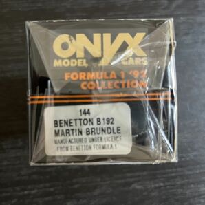 ONYX 1992 年ベネトン マーチン・ブランドル直筆サイン入り 絶版品の画像4