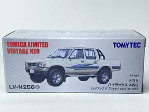 トミカリミテッドヴィンテージ NEO ネオ　1/64　LV-N256b トヨタ ハイラックス 4WD ピックアップ SSR (91年式) ホワイト