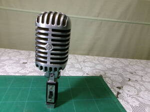 ■55-04　SHURE　シュアー　ガイコツ　55SH　seriesⅡ　ダイナミックマイク　エルビス　中古　簡易音出し確認　アイコニック Unidyne