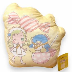 新品タグ付き！おジャ魔女どれみ　ダイカットクッション　サンリオコラボ　ももこ×タキシードサム