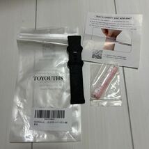 TOYOUTHS Watch バンド コンパチブル Fitbit Versa3/4 Fitbit Sense2/SenseTPU製 長さ調節（145-195mm）水に強い ヘンナ彫刻デザイン_画像2