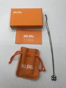 ◎ [Folli Follie] Ожерелье Clover Heart Collece с серебряной сумкой для хранения
