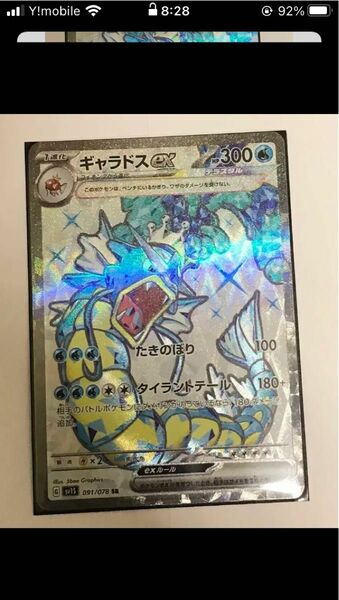 ポケモンカード　ギャラドスex　SR　たきのぼり　タイラントテール1種