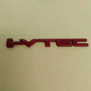 i-VTEC 3Dエンブレム 　レッド（赤）　1枚